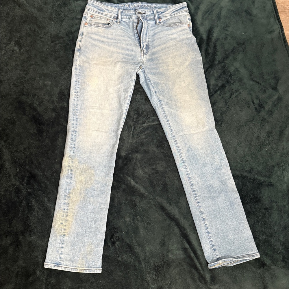 American Eagle Outfitters Light Blue Slim Straight Jeans